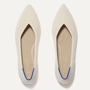 NWT Rothy’s White Sand Color - The Point II